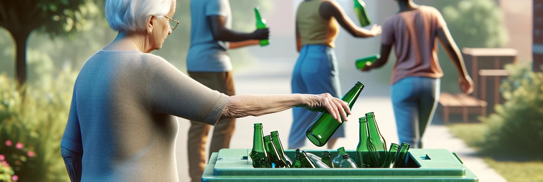 Recyclage bouteilles en verre